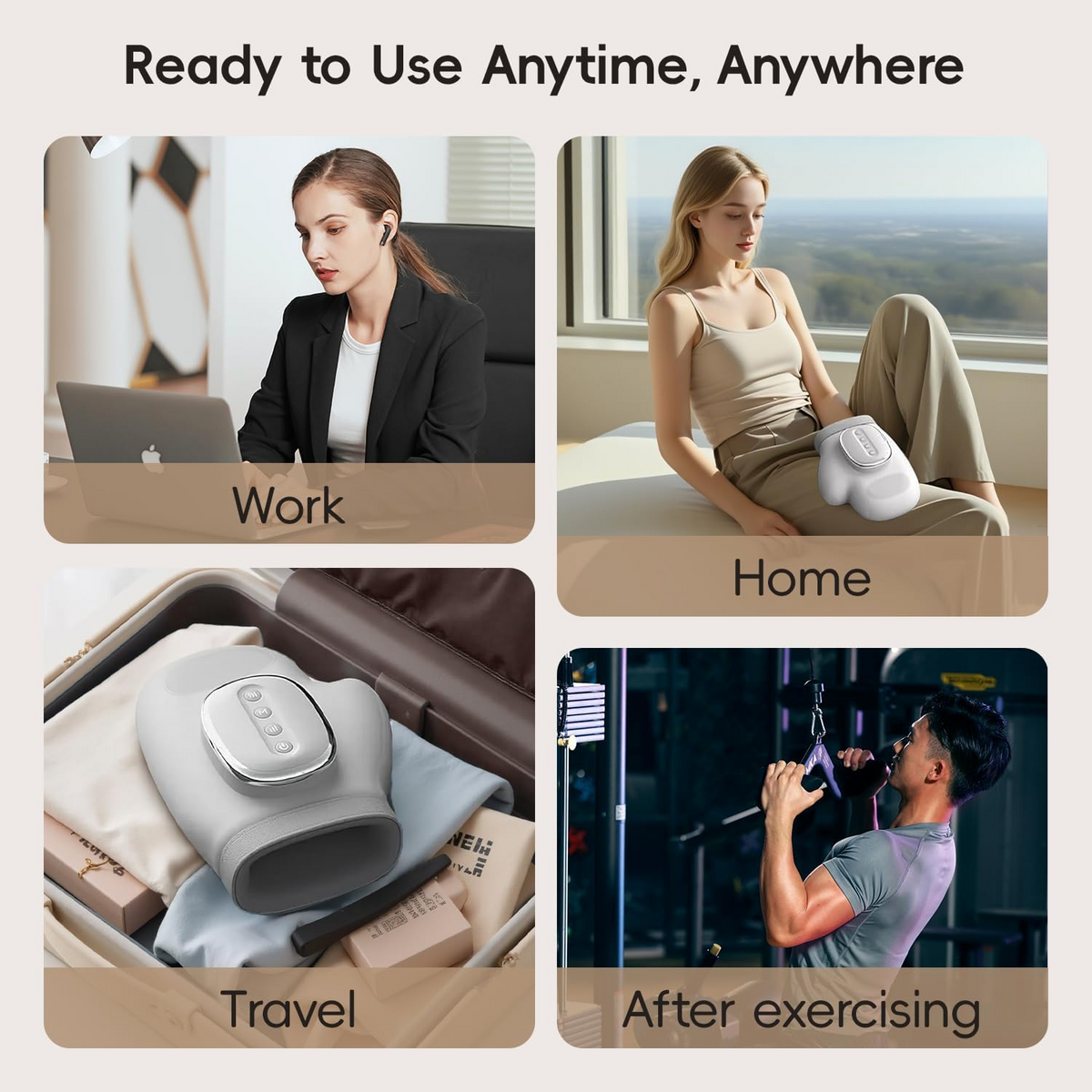 Hand Massager with Heat and Compression for Carpal Tunnel