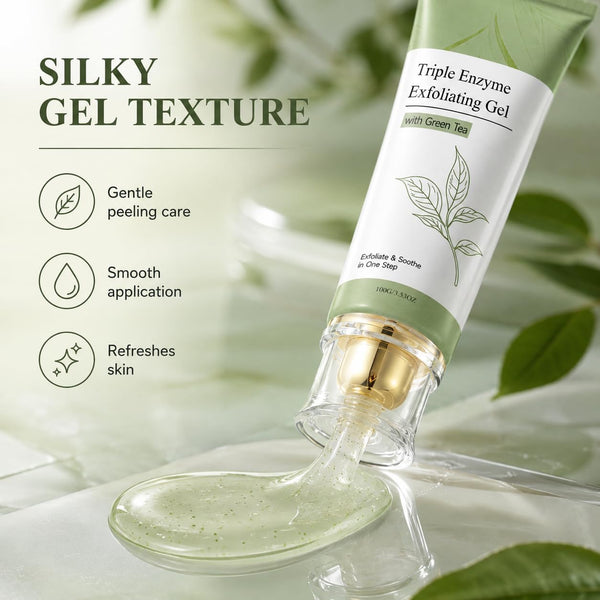 Triple Enzyme Green Tea Exfoliating Aqua Peel Gel