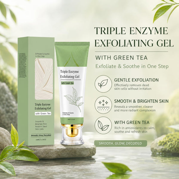 Triple Enzyme Green Tea Exfoliating Aqua Peel Gel
